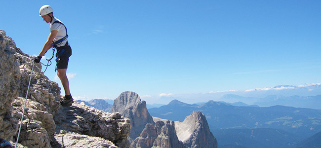 Climbing in Val Gardena