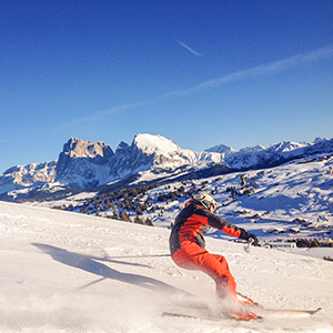 Skifahren in Gröden